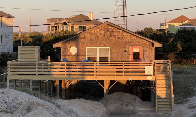 Rodanthe Casa | Steps from the ocean in the Outer Banks - New Hot Tub, Deck & Dog Run!