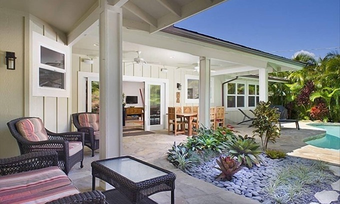 Lanikai Casa | Pasos a la playa de Kailua - Piscina climatizada - Aire acondicionado - Contacte con el propietario / Tarifas