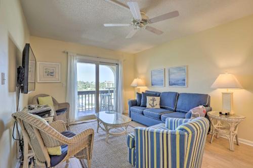 St. Augustine Beach Apartamento | Steps to Beach St Augustine Extended Stay Condo!