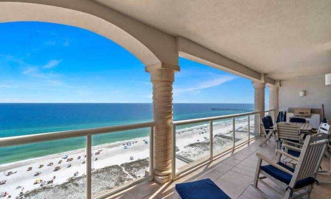 Pensacola Beach Condominio | "Pelican Pointe" no te decepcionará * Sillas de playa Comp * Piso 14