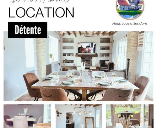 Amblainville Casa | STNAHOME 60110 Maison Champêtre aux Portes de Paris
