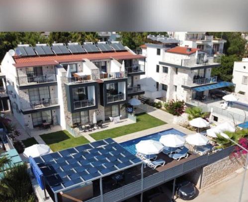 Kalkan Apartamento | Stone House Aparts Dublex 3 plus1 mit Meerblick und Jakuzzi Kalkan No 6