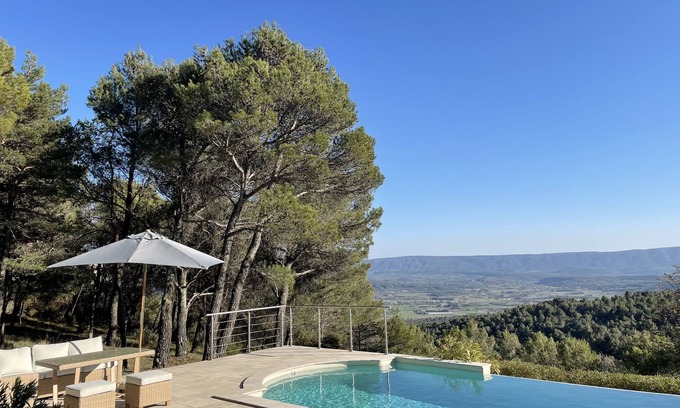 Murs Casa | Casa de piedra en Luberon, piscina climatizada, patio, cerca de Gordes