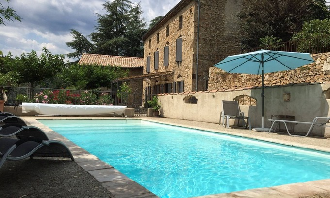Annonay Casa | Stone house of character, wooded park, swimming pool, Ardèche