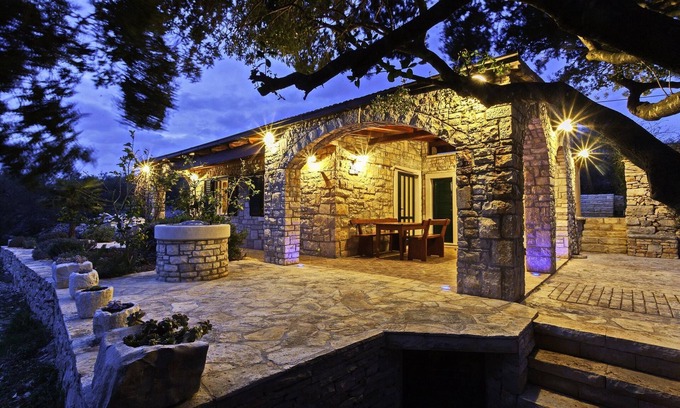 Vela Luka Casa | Stone House San Pelegrin-Two Bedroom Holiday Home with Terrace and Sea View