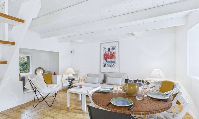 Plouguerneau Chalet De Esquí | Casa de piedra con gran jardín para 4