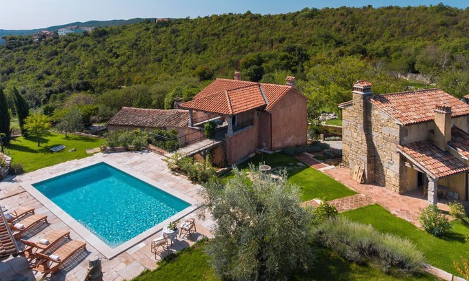 Gondolici Villa | Stone Villa Malini, in Istria, with a Pool