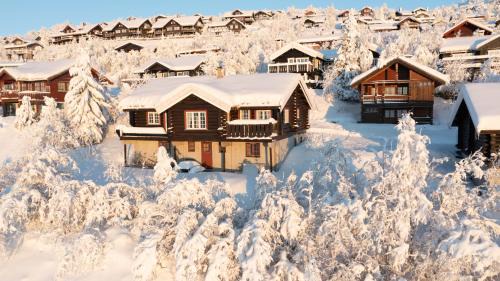 Beitostolen Casa | Storhytte nær alpinbakken med 6 soverom og badstu