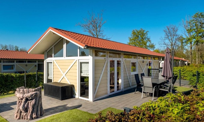 Hulshorst Chalet De Esquí | Strandhaus La Mer am Veluwemeer im EuroParcs Bad Hoophuizen