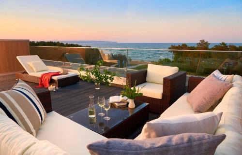 Prora Apartamento | Strandresort Prora - Penthouse 504 mit Meerblick und Sauna