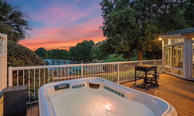 Denver Casa | Strawberry Breeze by SoCharm | Private Beach, Hot Tub, Peaceful Neighborhood!