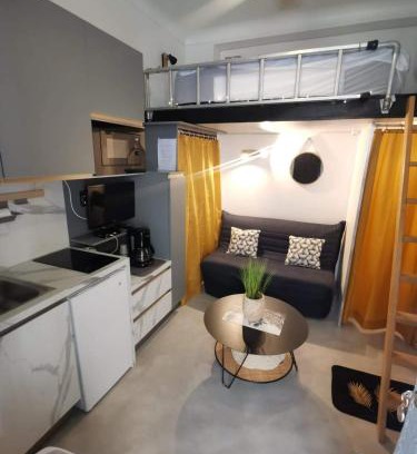 Beaulieu-sur-Mer Apartamento | Studette "La Fourmi" proche centre et plage