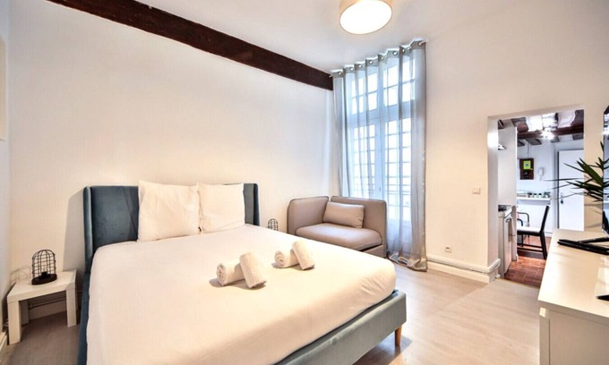 Saint-Germain-l'Auxerrois Apartamento | Studio 2pers#Saint Germain#Musée du Louvre