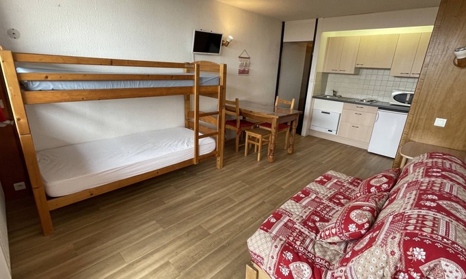 Plagne Centre Apartamento | Studio 3 Places Vue Mont Blanc - Plagne Centre