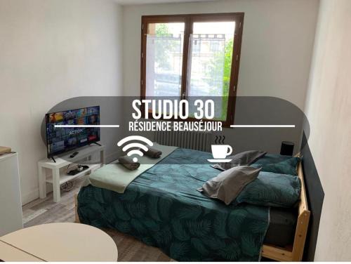 Troyes Apartamento | Studio 30 - Résidence Beauséjour - Fibre Wi Fi - Proche centre ville