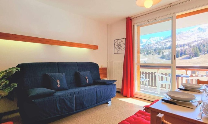 Saint-Etienne-en-Devoluy Apartamento | Studio 4 pers. proche pistes, parking, WiFi, animaux acceptés - FR-1-525-198