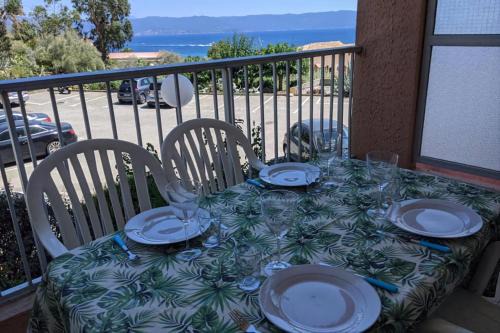 Ajaccio Apartamento | Studio 4 pers terrasse vue mer