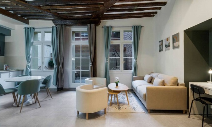 5th Arrondissement Apartamento | Studio 4pers With Terrace#la Sorbonne#panthéon