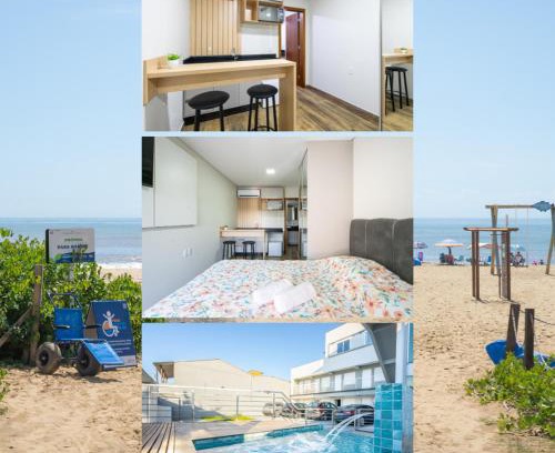 Picarras Apartamento | Studio A 350m PRAIA com Garagem privativa Cozinha funcional Ar Condicionado, Wi Fi, Localização estratégica, Centro da cidade, perto de tudo Reserve agora mesmo