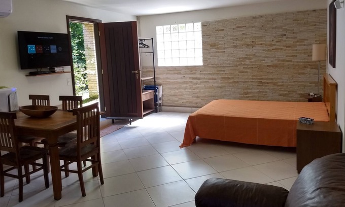 Praia Grande Apartamento | Estudio a pocos pasos de la maravillosa Praia do Julião