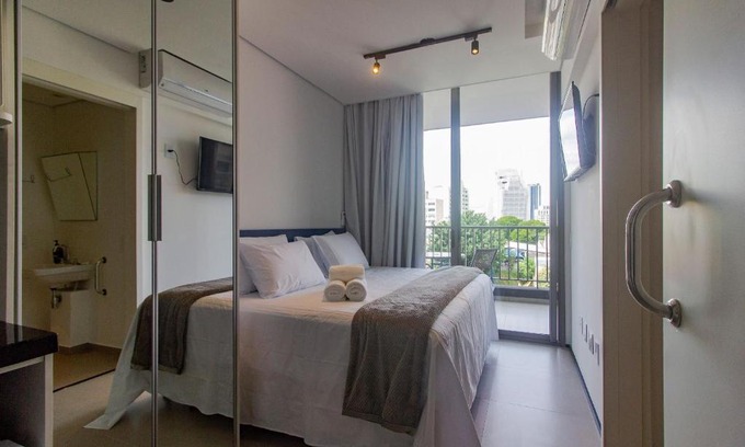 Perdizes Apartamento | Studio Adaptado para Cadeirantes Completo próximo ao Allianz Parque - vn t 05