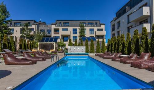 Palanga Apartamento | Studio apartament with pool view