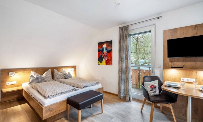 Winden im Elztal Apartamento | Apartamento-estudio 'Ferienwohnung Morgensonne' con terraza compartida, jardín compartido y Wi-Fi