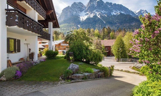 Untergrainau Apartamento | Apartamento estudio 'Aschaubichl - Wohnung Narzisse' con vistas a la montaña y Wi-Fi