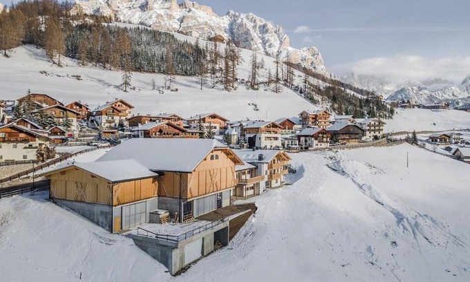 Badia Apartamento | Apartamento estudio 'Biohof Ruances' con vistas a la montaña, balcón y Wi-Fi