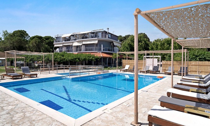 Pidima Kyras Apartamento | Apartamento estudio 'Iguana 10' con piscina compartida, Wi-Fi y aire acondicionado.