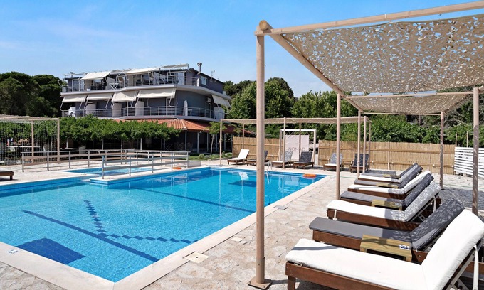 Pidima Kyras Apartamento | Apartamento estudio 'Iguana 7' con piscina compartida, Wi-Fi y aire acondicionado.