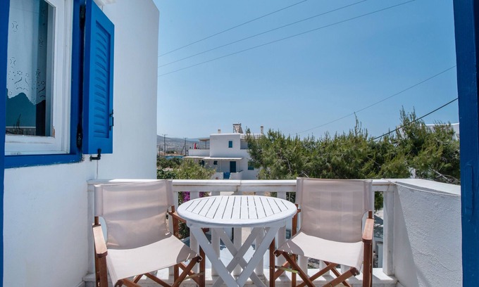 Mikri Vigla Apartamento | Estudio 'Maroulis Studios - 6' con jardín privado, Wi-Fi y aire acondicionado