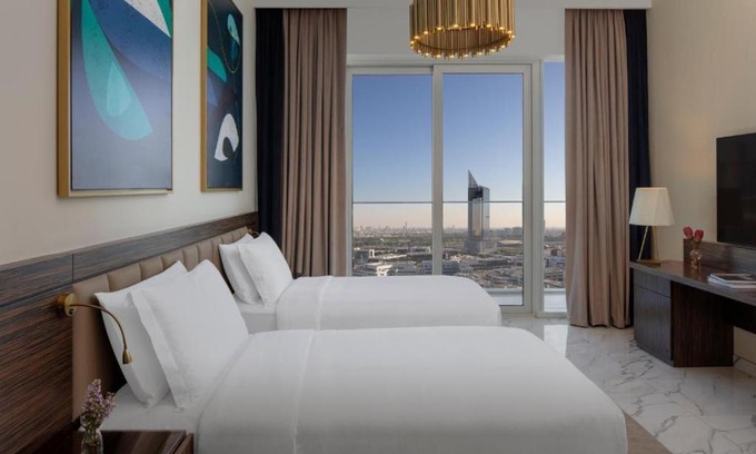 Dubai Media City Apartamento | Studio Apartment Near The Media Lounge Palm By Luxury Bookings