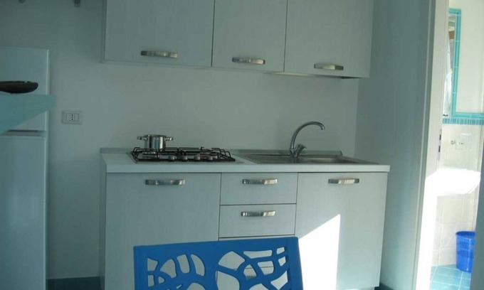 Marina di Pisciotta Apartamento | Studio apartment with bathroom with sea view on the tourist port of Pisciotta