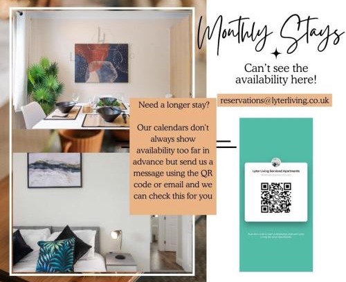 Welford Apartamento | Studio Apartments by Lyter Living Desks & Wifi - Monthly Stays Available