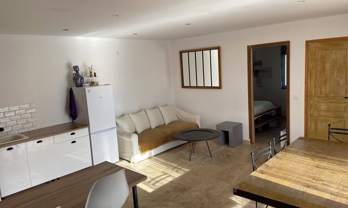 Bedarrides Apartamento | Studio au Cœur des Vignes
