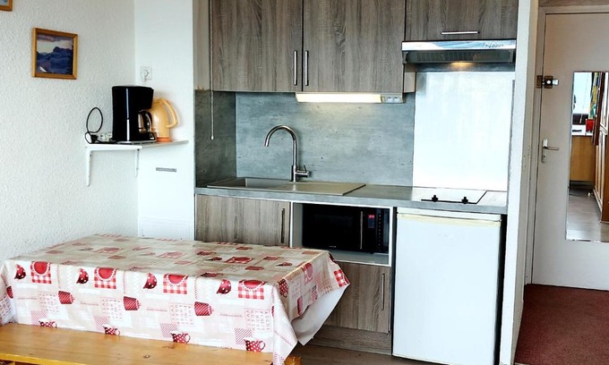 Prapoutel Apartamento | Studio au pied des pistes avec TV et animaux admis - FR-1-771-2