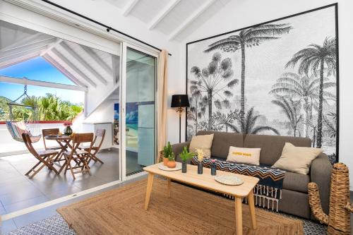 Cul de Sac Apartamento | Studio avec piscine