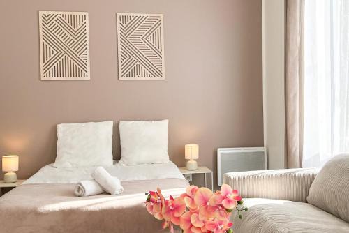 Meaux Apartamento | Studio B3 - Centre-Ville Meaux - Proche Disneyland