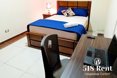 Santa Cruz Apartamento | Studio Backpackers Wifi, Central , Fan
