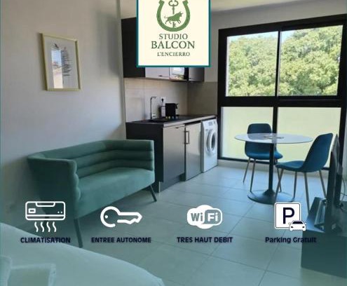 Perols Apartamento | studio balcon, centre ville, parc expo, Arena