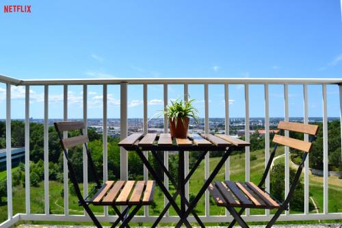 Cenon Apartamento | Studio Belle vue Bordeaux - Parking privé - Netflix - Tram A