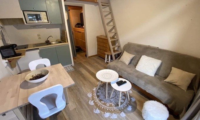 Station de Drouzin le Mont Apartamento | Estudio Le Biot, estudio, 5 personas