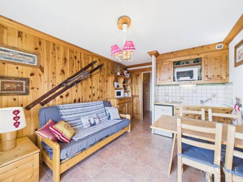 La Rosiere Apartamento | Studio cabine 4/5 pers avec parking, au pied des pistes de la Rosière - FR-1-398-658