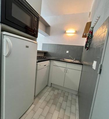 Le Grau-Du-Roi Apartamento | STUDIO CABINE 4 PERSONNES AVEC TERRASSE ET PLACE DE PARKING PRIVATIVE