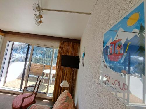 Pra Loup Apartamento | Studio Cabine Cosy à Praloup avec Balcon - FR-1-165A-80