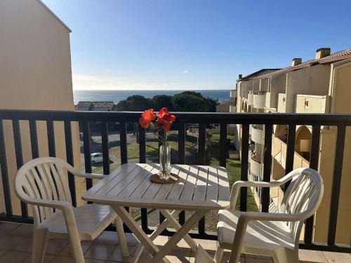 Saint-Pierre-la-Mer Apartamento | Studio Cabine Vue Mer - 4 Pers, Balcon, Animaux Bienvenus - FR-1-229D-15