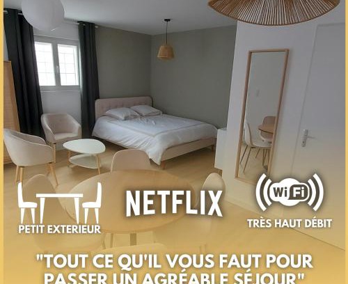 Monnaie Apartamento | Studio - Calme - Confort - Proche de Tours
