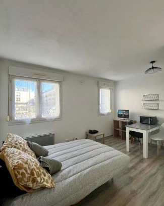 Sainte-Anne - Faubourg Noyon Apartamento | Studio calme proche de la gare