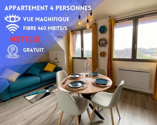 Eu Apartamento | Studio Capucine - Centre ville - Jolie vue - Cosy